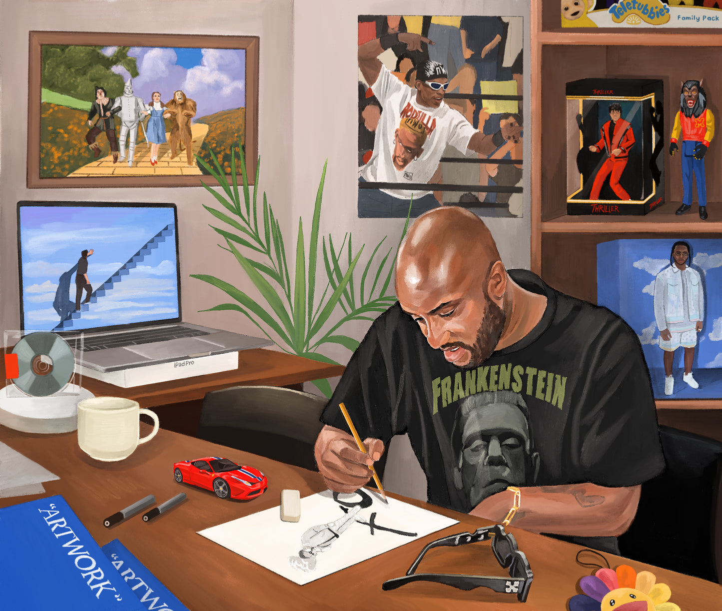 Virgil's work room